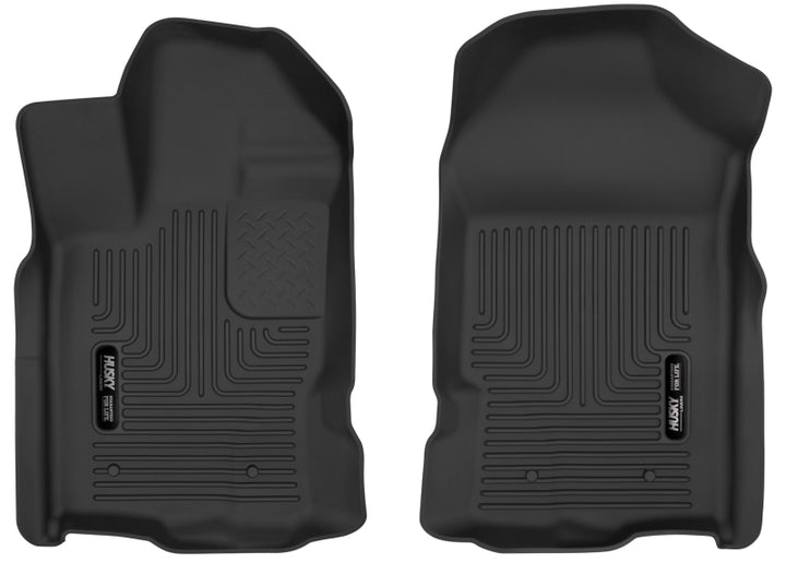 Husky Liners 2019+ Ford Ranger Black Front Floor Liners.