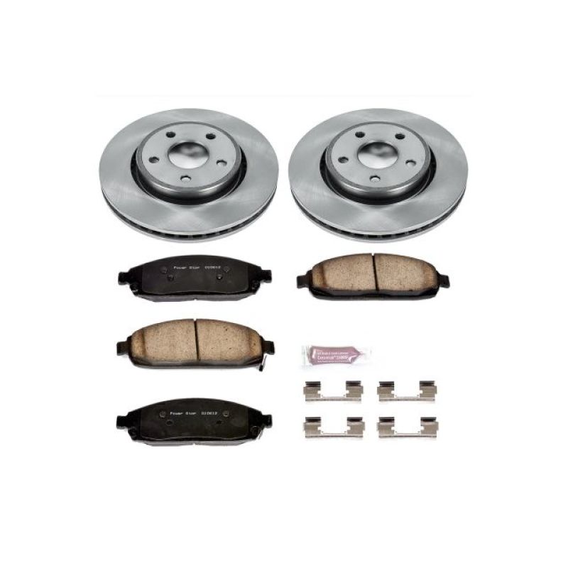 Power Stop 06-10 Jeep Commander Front Autospecialty Brake Kit.