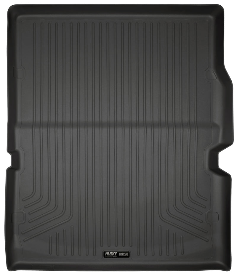 Husky Liners 11-22 Dodge Durango WeatherBeater (Over Folded 3rd Row) Black Rear Cargo Liner.