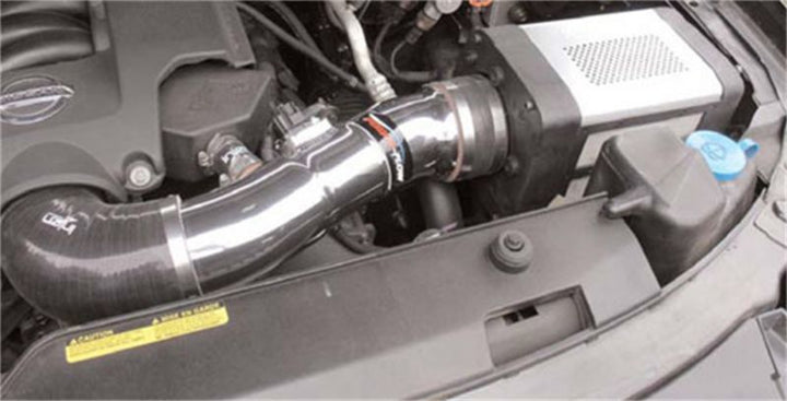 Injen 04-10 QX56 / 04-12 Amada/Titan V8 5.6L w/Power Box Wrinkle Black Power-Flow Air Intake System.