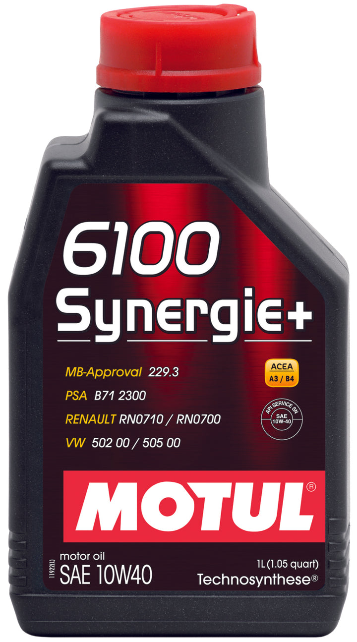Motul 1L Technosynthese Engine Oil 6100 SYNERGIE+ 10W40 - 1L.
