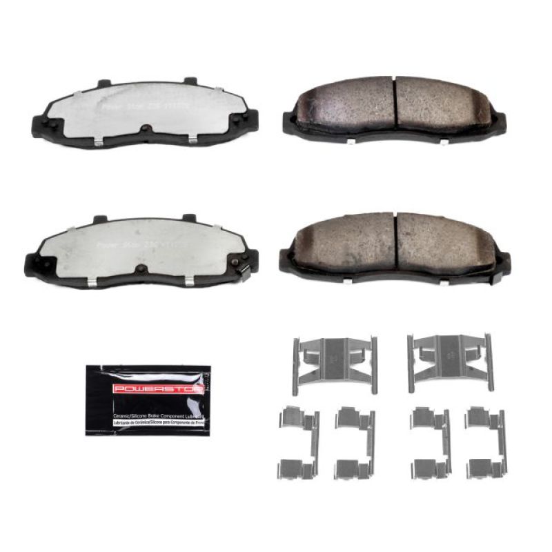 Power Stop 97-03 Ford F-150 Front Z36 Truck & Tow Brake Pads w/Hardware.
