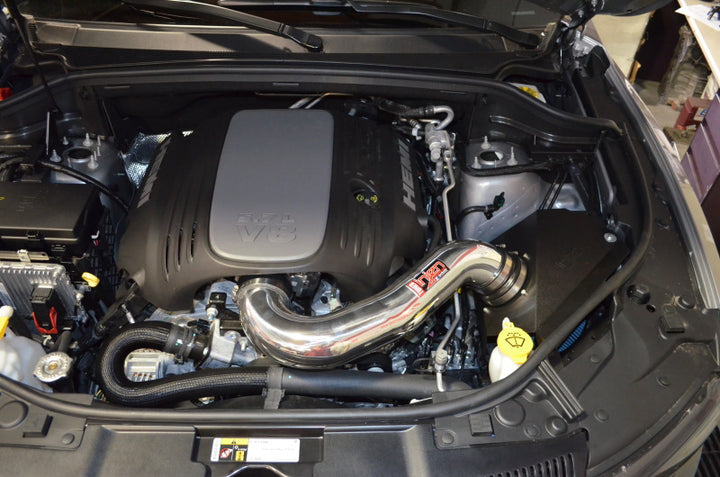 Injen 14-20 Dodge Durango R/T 5.7L V8 Wrinkle Black Power-Flow Air Intake System.