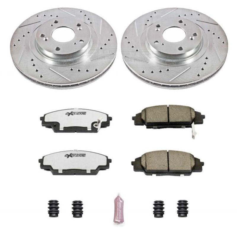 Power Stop 02-06 Acura RSX Front Z26 Street Warrior Brake Kit.