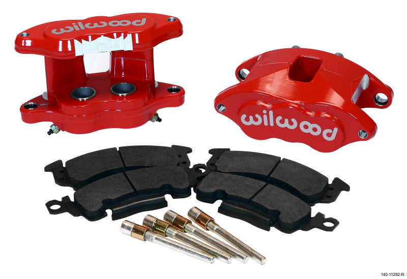 Wilwood D52 Rear Caliper Kit - Red 1.25 / 1.25in Piston 1.28in Rotor.