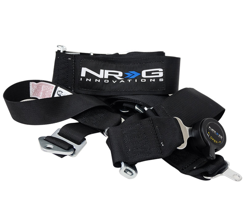 NRG SFI 16.1 5PT 3in. Seat Belt Harness / Cam Lock - Black.