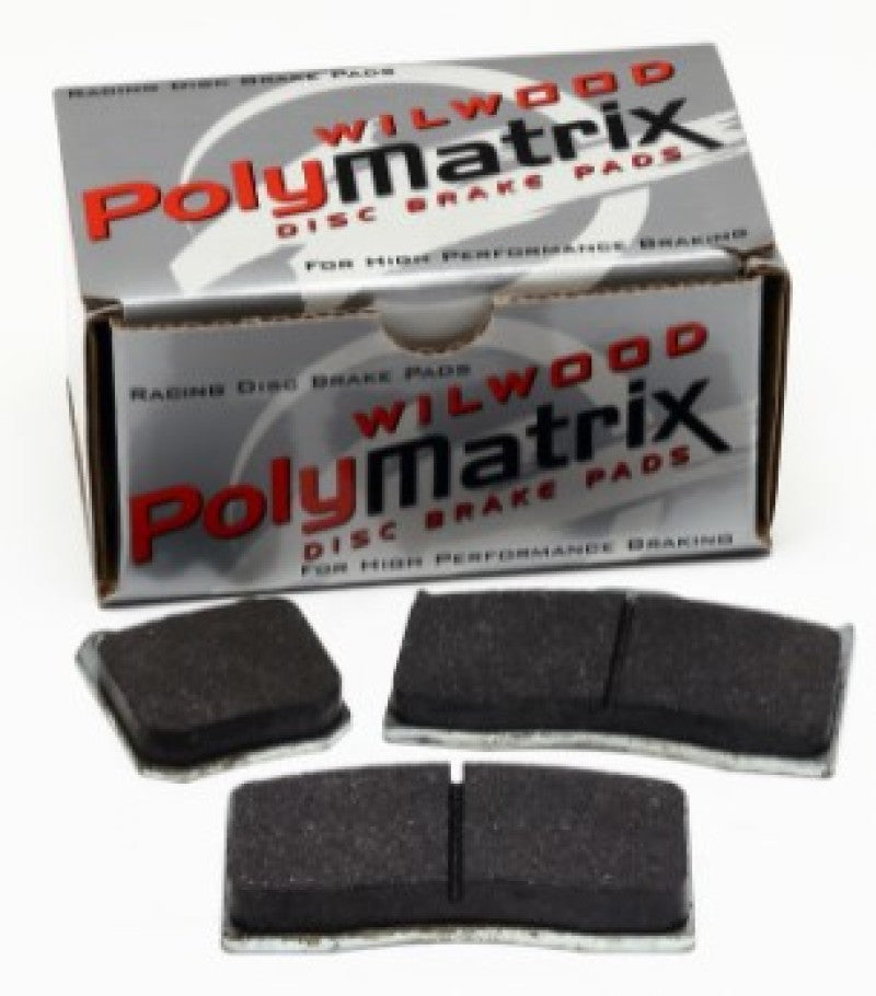 Wilwood PolyMatrix Pad Set - 6812 E DLS DLS Floater DPS 3 Hole.