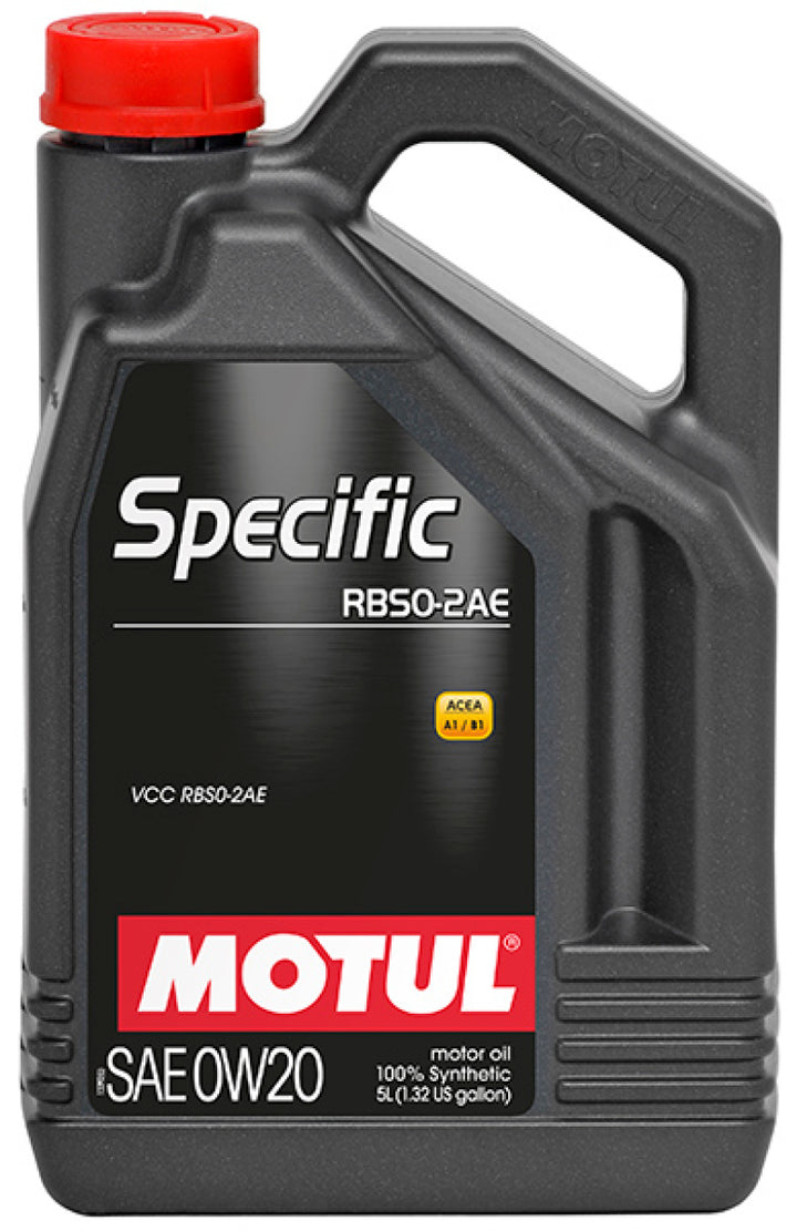 Motul 5L OEM Synthetic Engine Oil ACEA A1/B1 Specific RBS0-2AE 0W20.