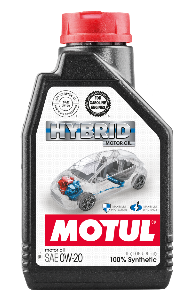 Motul 1L Hybrid Synthetic Motor Oil - 0W20.