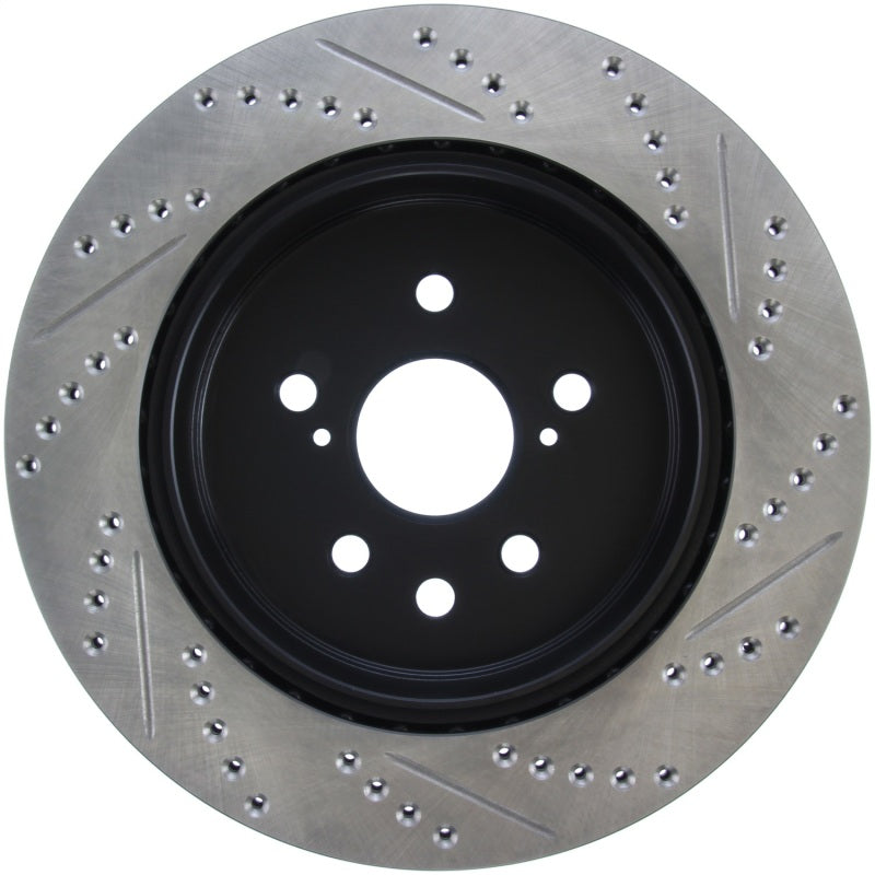 StopTech Slotted & Drilled Sport Brake Rotor Right Rear 13-14 Lexus GS300/350/400/430.