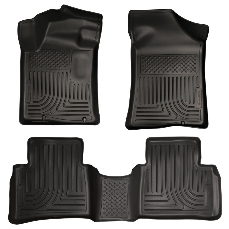 Husky Liners 13 Nissan Altima Weatherbeater Black Front & 2nd Seat Floor Liners.
