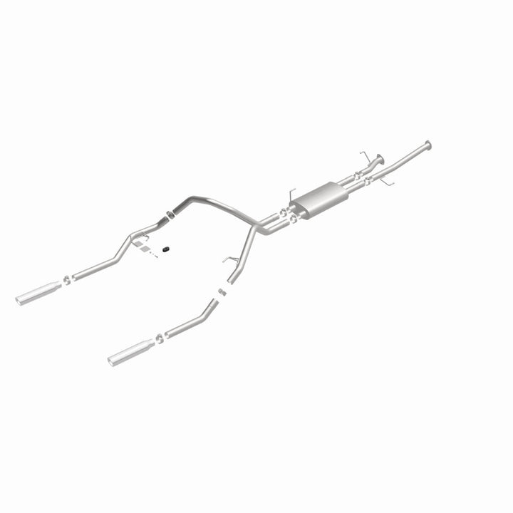 MagnaFlow 14 Toyota Tundra V8 4.6L/5.7L Stainless Cat Back Exhaust Dual Split Rear Exit.