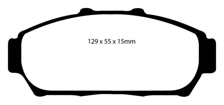 EBC 94-01 Acura Integra 1.8 Yellowstuff Front Brake Pads.