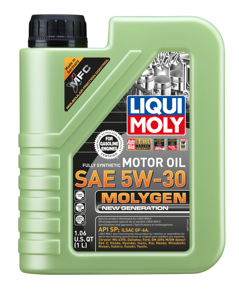 LIQUI MOLY 1L Molygen New Generation Motor Oil SAE 5W30.