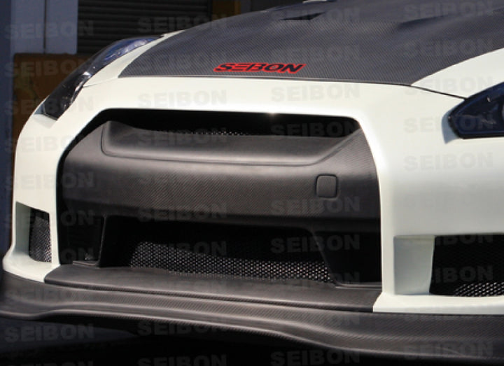 Seibon 09-10 Nissan Skyline R35 GTR OEM Carbon Fiber Front Grill.