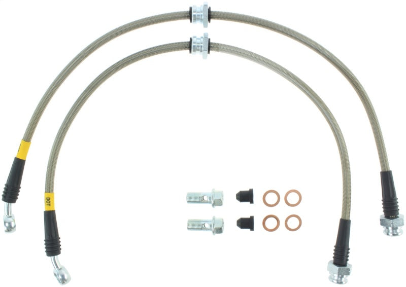 StopTech 89-1/98 Nissan 240SX Stainless Steel Front Brake Lines.