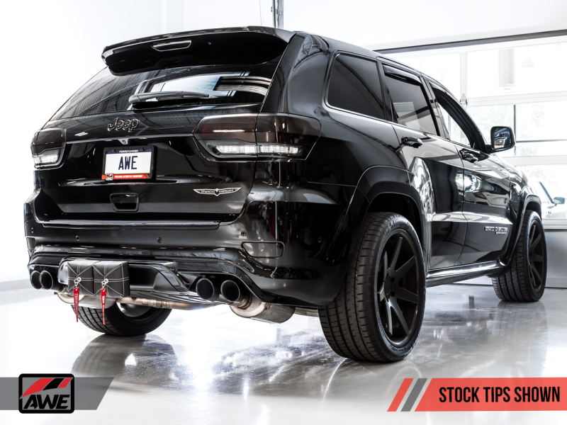 AWE Tuning 2020 Jeep Grand Cherokee SRT/Trackhawk Touring Edition Exhaust - Use w/Stock Tips.