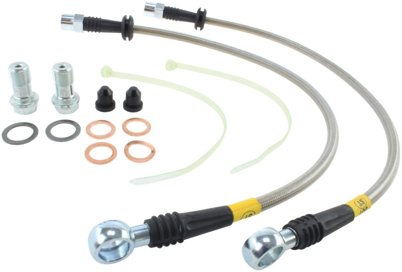 StopTech 02-03 Mini & Mini S Rear Stainless Steel Brake Line Kit.