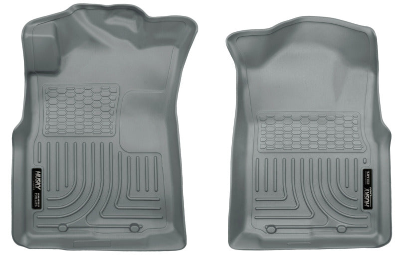 Husky Liners 05-15 Toyota Tacoma Crew/Extended/Standard Cab WeatherBeater Front Grey Floor Liners.