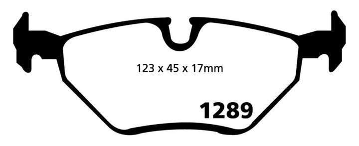 EBC 99-02 BMW Z3 2.5 Yellowstuff Rear Brake Pads.