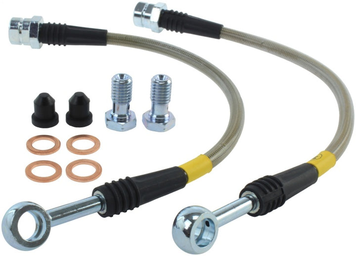 StopTech 2015 VW Golf R Stainless Steel Rear Brake Lines.