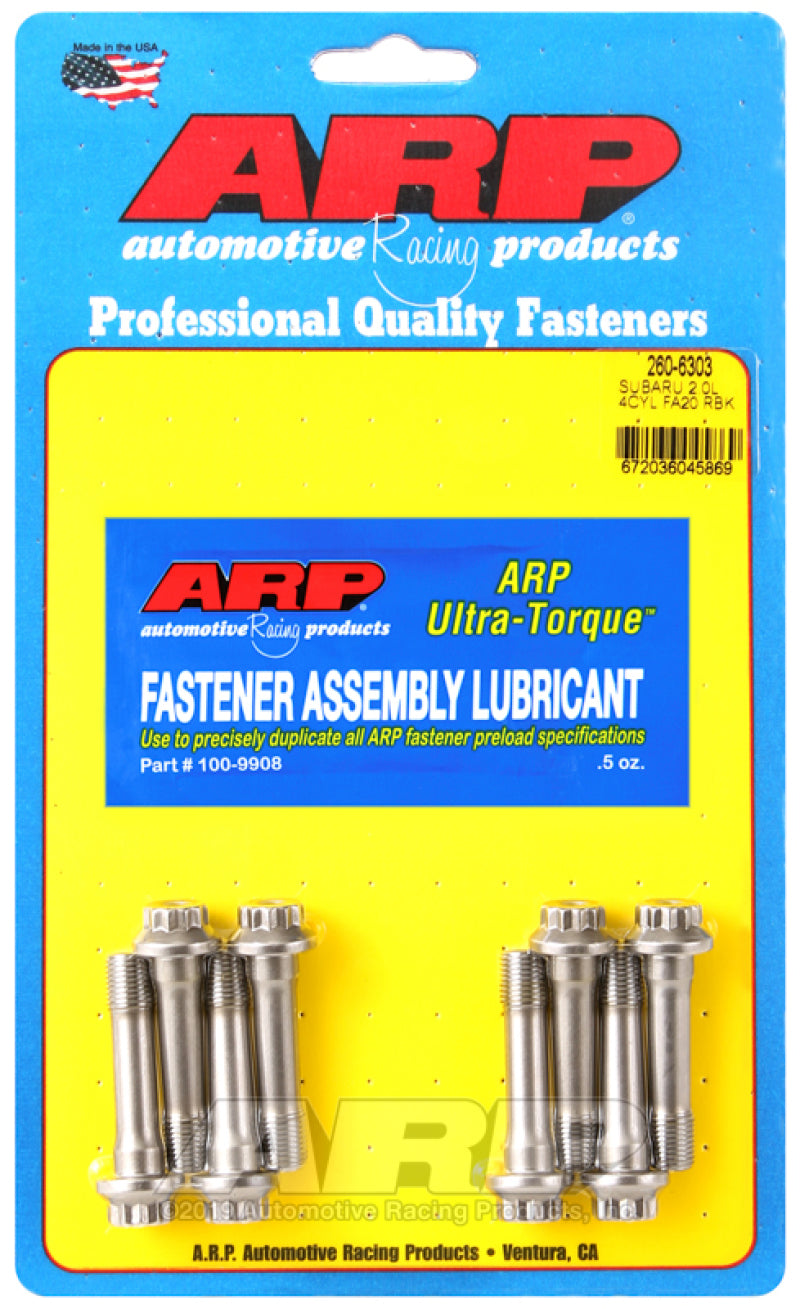 ARP Subaru FA20 2.0L Rod Bolt Kit.