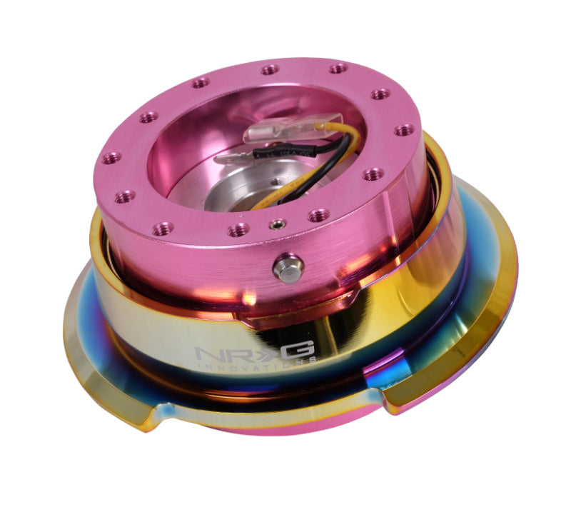 NRG Quick Release Gen 2.8 - Pink Body / Neochrome Ring.