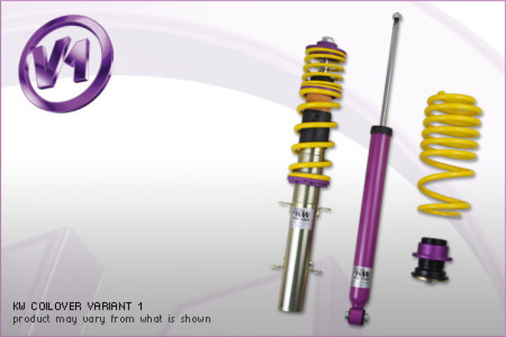 KW Coilover Kit V1 Audi A4 S4 (8D/B5 B5S) Sedan + Avant; Quattro incl. S4; all engines.