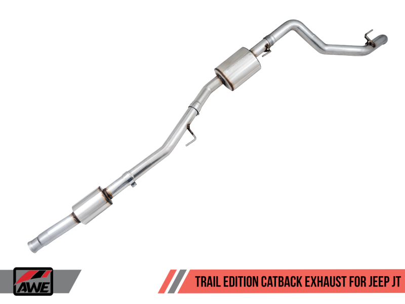 AWE Tuning 20-21 Jeep Gladiator JT 3.6L Trail Edition Cat-Back Exhaust.