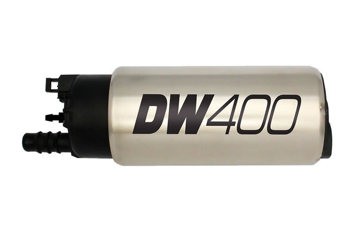 DeatschWerks 415LPH DW400 Fuel Pump w/9-1047 Install Kit 15-17 Ford Mustang V6/GT w/ 1/8in Venturi.