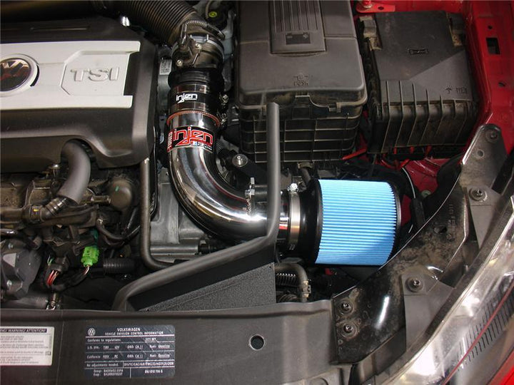 Injen 10-12 VW MK6 GTI 2.0L TSI Polished Short Ram Intake w/ Heat Shield.