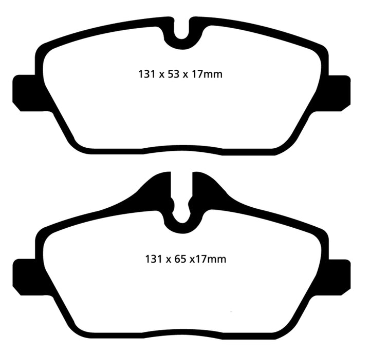 EBC 14+ Mini Hardtop 1.5 Turbo Cooper Redstuff Front Brake Pads.