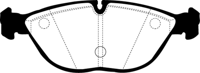 EBC 04-06 Audi TT Quattro 3.2 Yellowstuff Front Brake Pads.