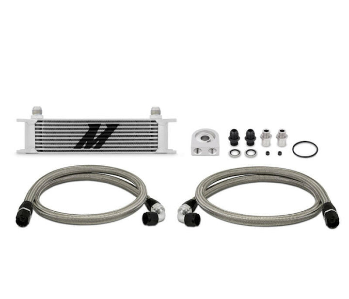 Mishimoto Universal 10 Row Oil Cooler Kit (Metal Braided Lines).