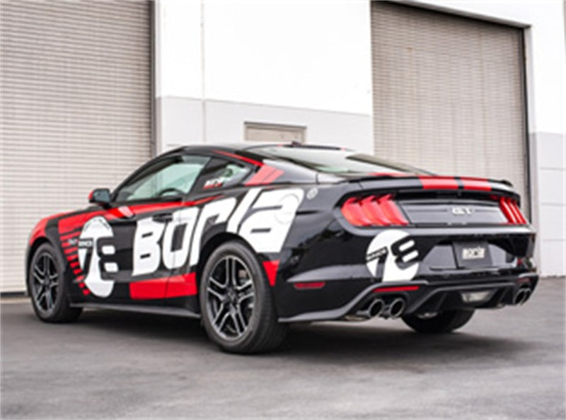 Borla 2018 Ford Mustang GT 5.0L AT/MT 2.5in S-Type Exhaust w/o Valves (Rear Section Only).