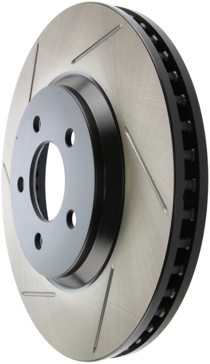 StopTech Power Slot 05-10 Mustang GT V8-4.6L Front Right Slotted Rotor.