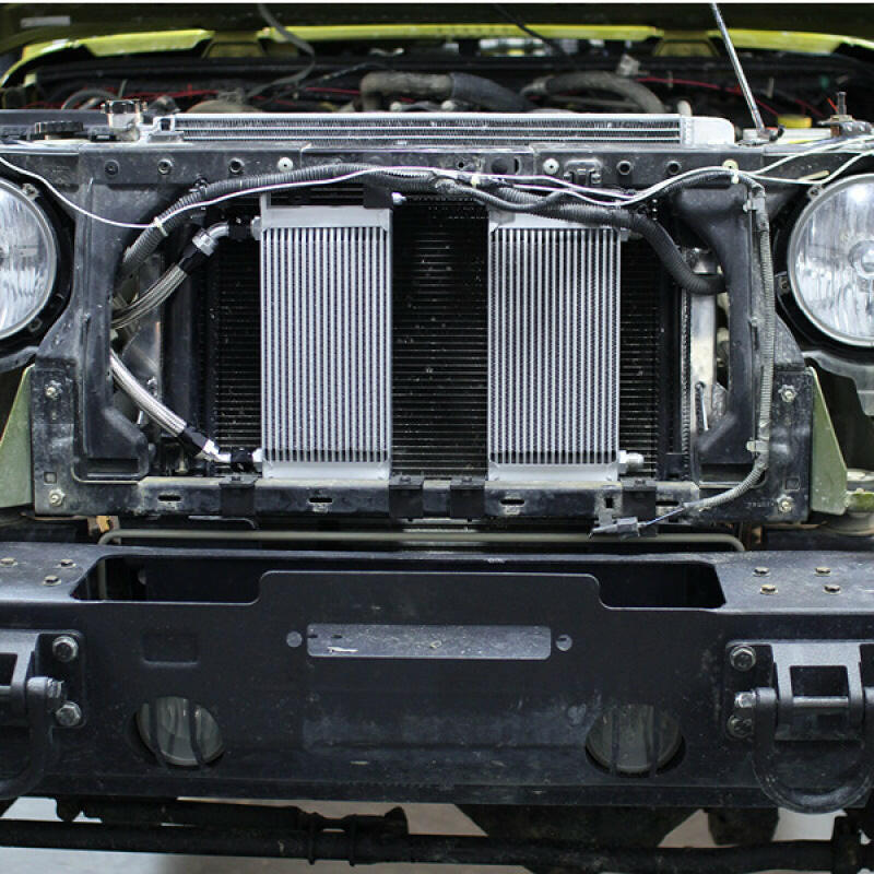 Mishimoto 07-11 Jeep Wrangler JK Oil Cooler Kit - Silver.