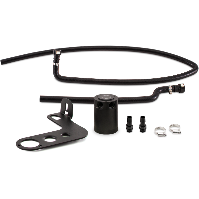 Mishimoto 10-15 Chevrolet Camaro SS (Automatic) Baffled Oil Catch Can Kit - Black.