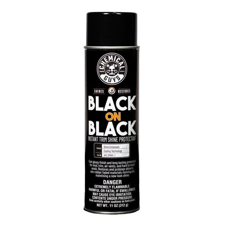 Chemical Guys Black on Black Instant Trim Shine Spray Dressing - 11oz.