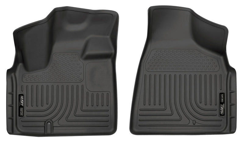 Husky Liners 08-12 Chrysler Town Country/Dodge Grand Caravan WeatherBeater Black Floor Liners.