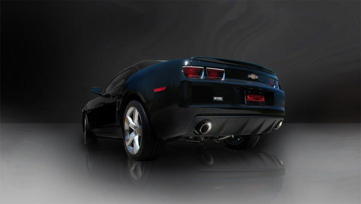 Corsa 10-14 Chevrolet Camaro Coupe SS 6.2L V8 Auto Polished Sport Cat-Back + XO Exhaust.