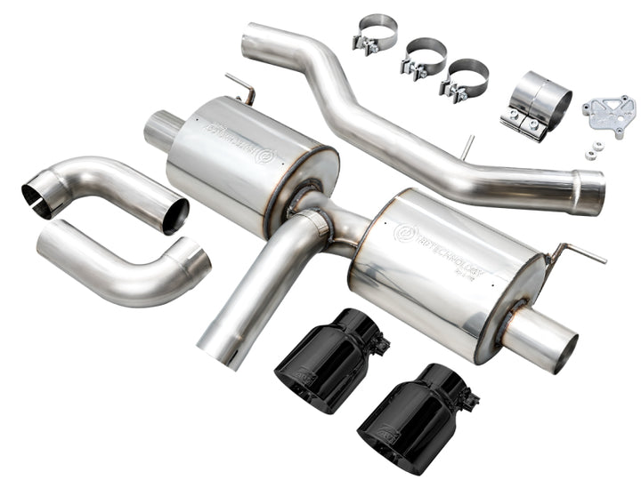 AWE 19-23 BMW 330i / 21-23 BMW 430i Base G2X Touring Axle Back Exhaust - Diamond Black.