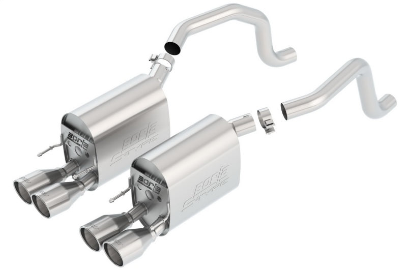Borla 09-12 Corvette Coupe/Conv 6.2L 8cyl 6spd RWD inS-Type IIin Exhaust (rear section only).