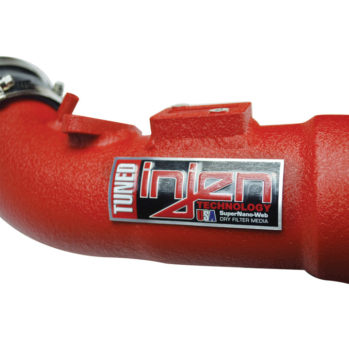 Injen 17-19 Honda Civic Type R 2.0T Wrinkle Red Short Ram Air Intake.