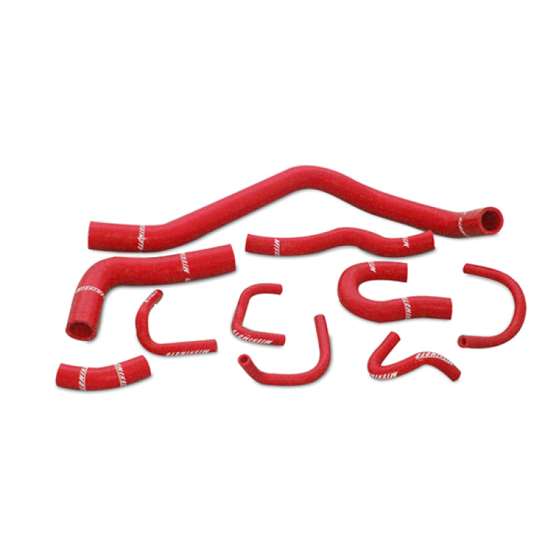 Mishimoto 88-91 Honda Civic Red Silicone Hose Kit.