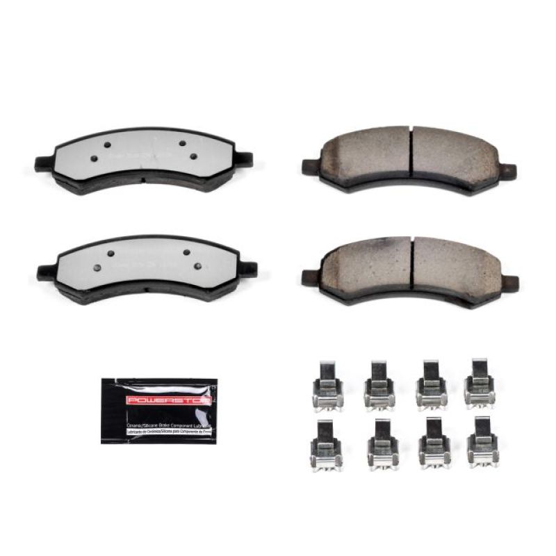 Power Stop 07-09 Chrysler Aspen Front Z36 Truck & Tow Brake Pads w/Hardware.