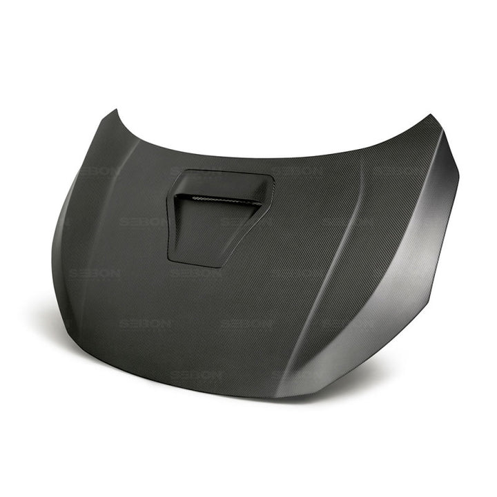 Seibon 17-18 Honda Civic Type-R OEM-Style Dry Carbon Fiber Hood.