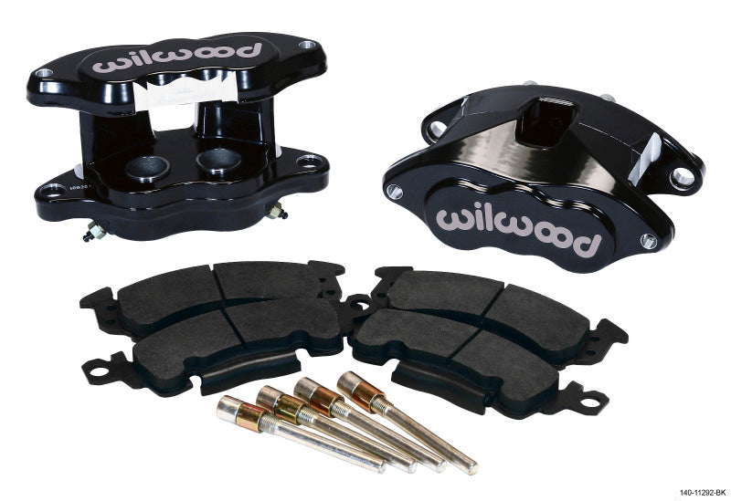Wilwood D52 Rear Caliper Kit - Black Pwdr 1.25 / 1.25in Piston 1.28in Rotor.