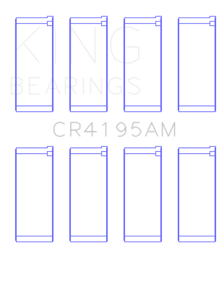 King Chrysler 420A (Size Standard) Connecting Rod Bearing Set.