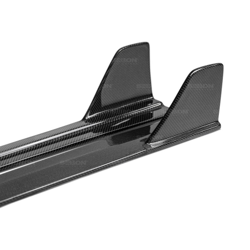 Seibon 16-17 Honda Civic Sedan TR Carbon Fiber Side Skirts.